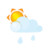 Sun lightcloud rain Icon